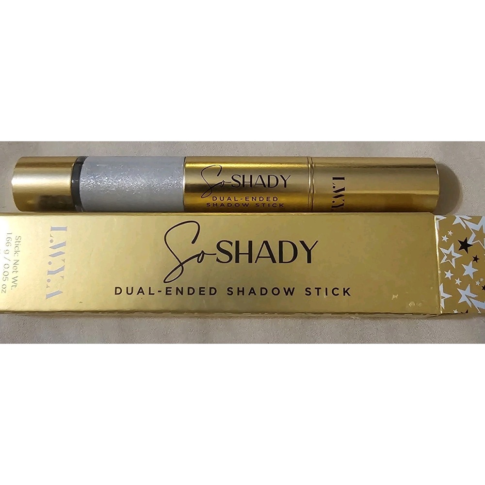L.W.Y.A ~ SO SHADY DUAL-ENDED SHADOW STICK ~ PEWTER ~ 0.08 OZ